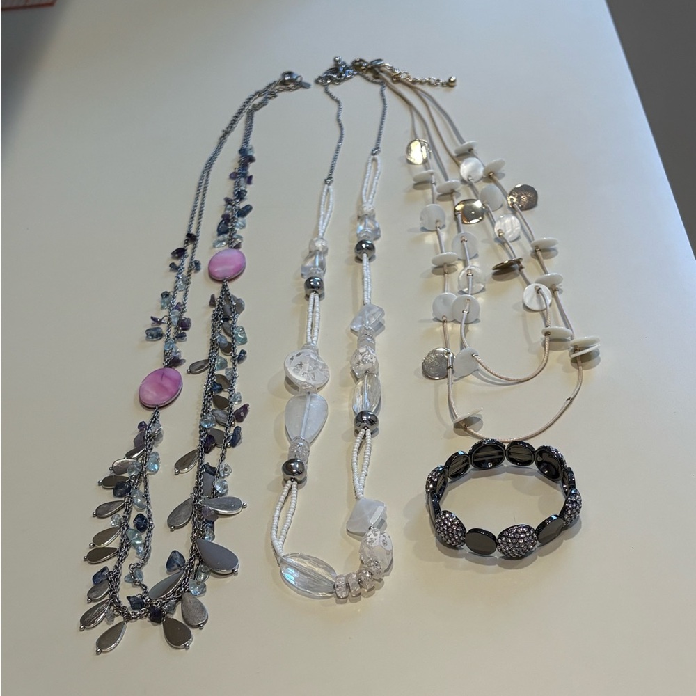 Chico’s Necklaces and Bracelet Lot